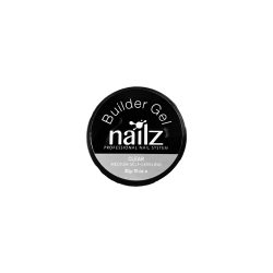 Nailz UV Builder Gel 30g Medium Self Levelling - Clear
