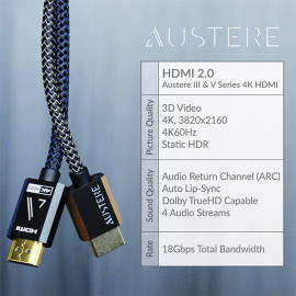 Austere III Series 4K HDMI Cable 2.5m