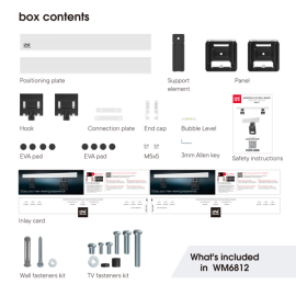 One for All WM6812 Universal TV wall mount Ultra Slim No Gap