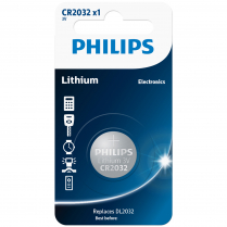 Philips CR2032P1 LITHIUM 3.0V COIN 1-BLISTER Battery
