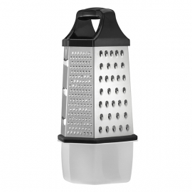 Resto Kitchenware SHAM 95413 GRATER WITH CONTAINER 6 SIDES