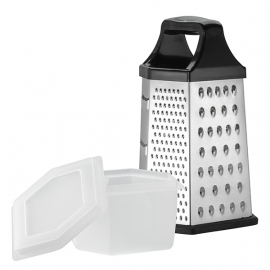 Resto Kitchenware SHAM 95413 GRATER WITH CONTAINER 6 SIDES