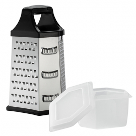 Resto Kitchenware SHAM 95413 GRATER WITH CONTAINER 6 SIDES