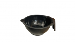 Tint Bowl - Black with Teeth 300ml - Anti-slip (HS43439)