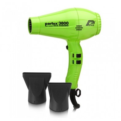 Parlux 3800 Dryer (2100W) Ceramic & Ionic, Green