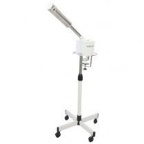 RIBALTA Facial Steamer w/Timer,Metal Base & Handle - White