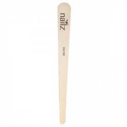 NAILZ Nail File - Teardrop White 100/180 [Korean]