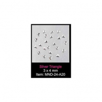 Sina Metal Studs Silver Triangle