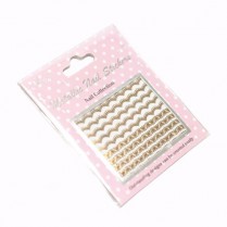 Sina Metallic Nail Art Decals - Gold