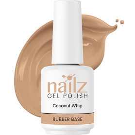 Nailz Gel Polish 15ml Rubber Base Gel - Coconut Whip