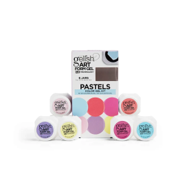 Art Form Pastel Colour Gel Kit 6 pack - Gelish