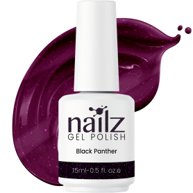 Nailz Gel Polish 15ml - 1322 - Black Panther