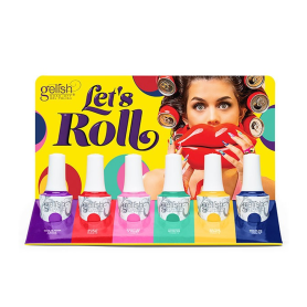 Lets Roll Gelish 6pc Display with Stock