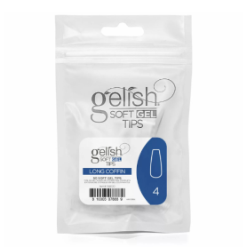 Soft Gel Tips - Long Coffin 4 50pk Refill - Gelish