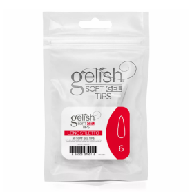 Soft Gel Tips - Long Stiletto 6 50pk Refill - Gelish