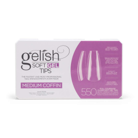 Soft Gel Tips - Medium Coffin 550pk - Gelish