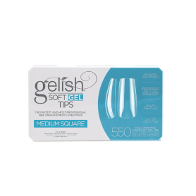 Soft Gel Tips - Medium Square 550pk - Gelish