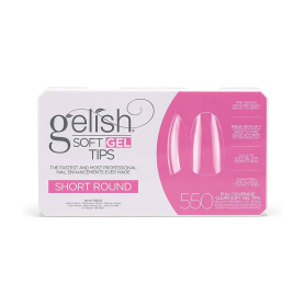 Soft Gel Tips - Short Round 550pk - Gelish