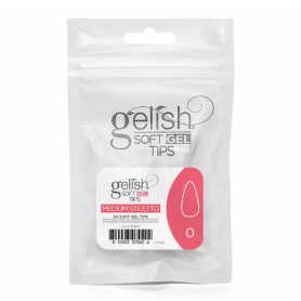 Soft Gel Tips - Stiletto Medium 0 50pk Refill - Gelish