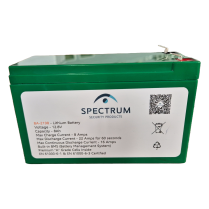 12.8V 8AH LITHIUM BATTERY 151 mm x 65 mm x 95 mm