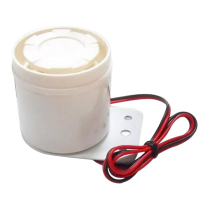 WHITE PIEZO SIREN