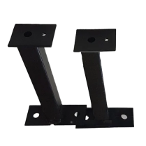 200MM BLACK BRACKET FOR STRIP BEAM