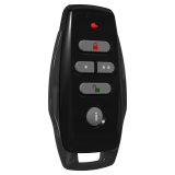 REM25 BLACK TWO WAY REMOTE CONTROL 433MHz