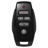 REM25 BLACK TWO WAY REMOTE CONTROL 433MHz