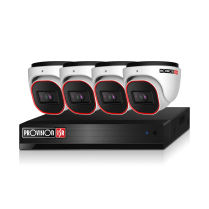 4AH - 4CHDVR+4 DOME+5A PSU+100M Powax KIT