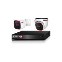 8AH - 8CHDVR+4 BULLET+4 DOME+2X5A PSU+100M Powax KIT