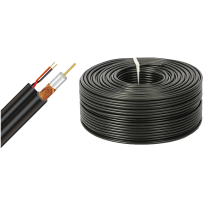 RG59-500 RG59 Powax cable, 0.75mm Power, 500M