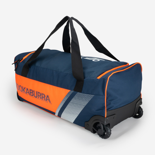 Kookaburra 9500 Wheelie Bag Navy/Orange 2026
