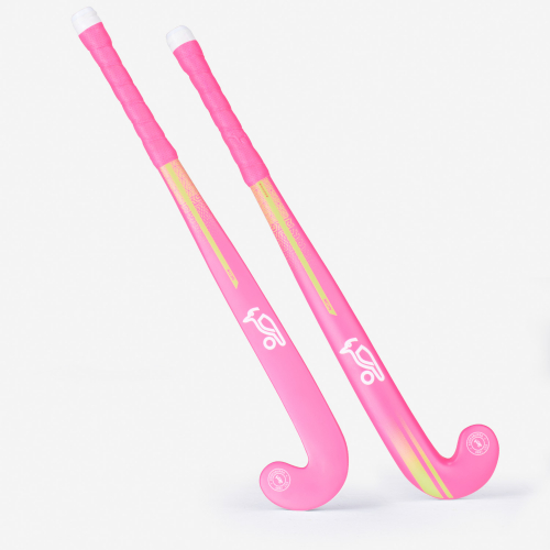 NEON PINK HOCKEY STICK