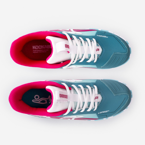 Kookaburra Orbit Junior Hockey Shoe – Mint/Pink 