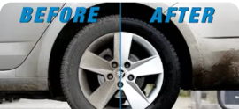 NERTA WHEELSHINE SUPER - RIM CLEANER - 5L before and after