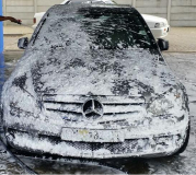 Kranzle foaming of car for car wash