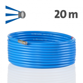 DRAIN CLEANING HOSE 20M WITH NOZZLE - M22