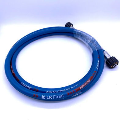 High pressure connection hose 3m with m22 fittings