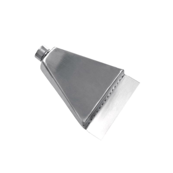 STAINLESS STEEL FLAT NOZZLE WITH SCRAPER