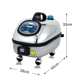 Tecnovap Evo 304 detergent steam cleaner dimensions