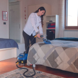 Tecnovap EVO Blu Steam Cleaner for domestic bed cleaning