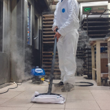 Tecnovap EVO Blu Steam Cleaner for commercial bakery cleaning