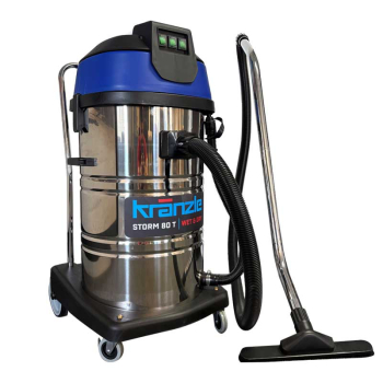 VACUUM CLEANER S/S WET DRY 80L 3 MOTOR