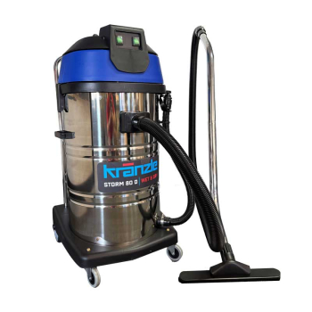 VACUUM CLEANER S/S WET/DRY 80L 2 MOTOR