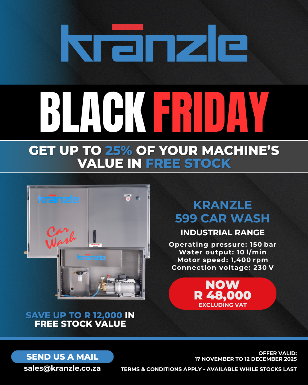 Kranzle Carwash 599 Black Friday