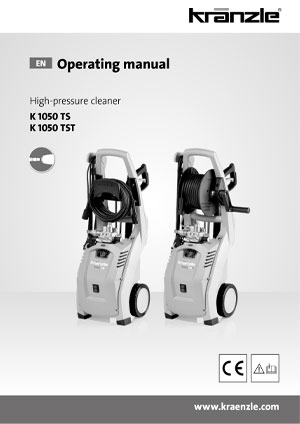 Kranzle 1050 ts and tst operating manual