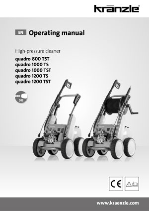 Kranzle operating manuals