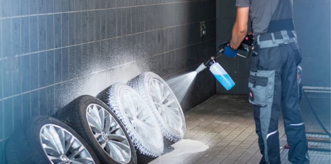 Kranzle foaming cannon for car tyre clean